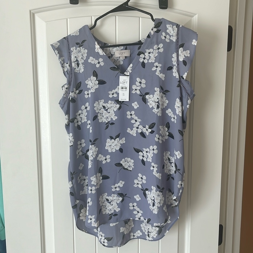 Loft Outlet Cap Sleeve Blouse - Size Small, New With Tags